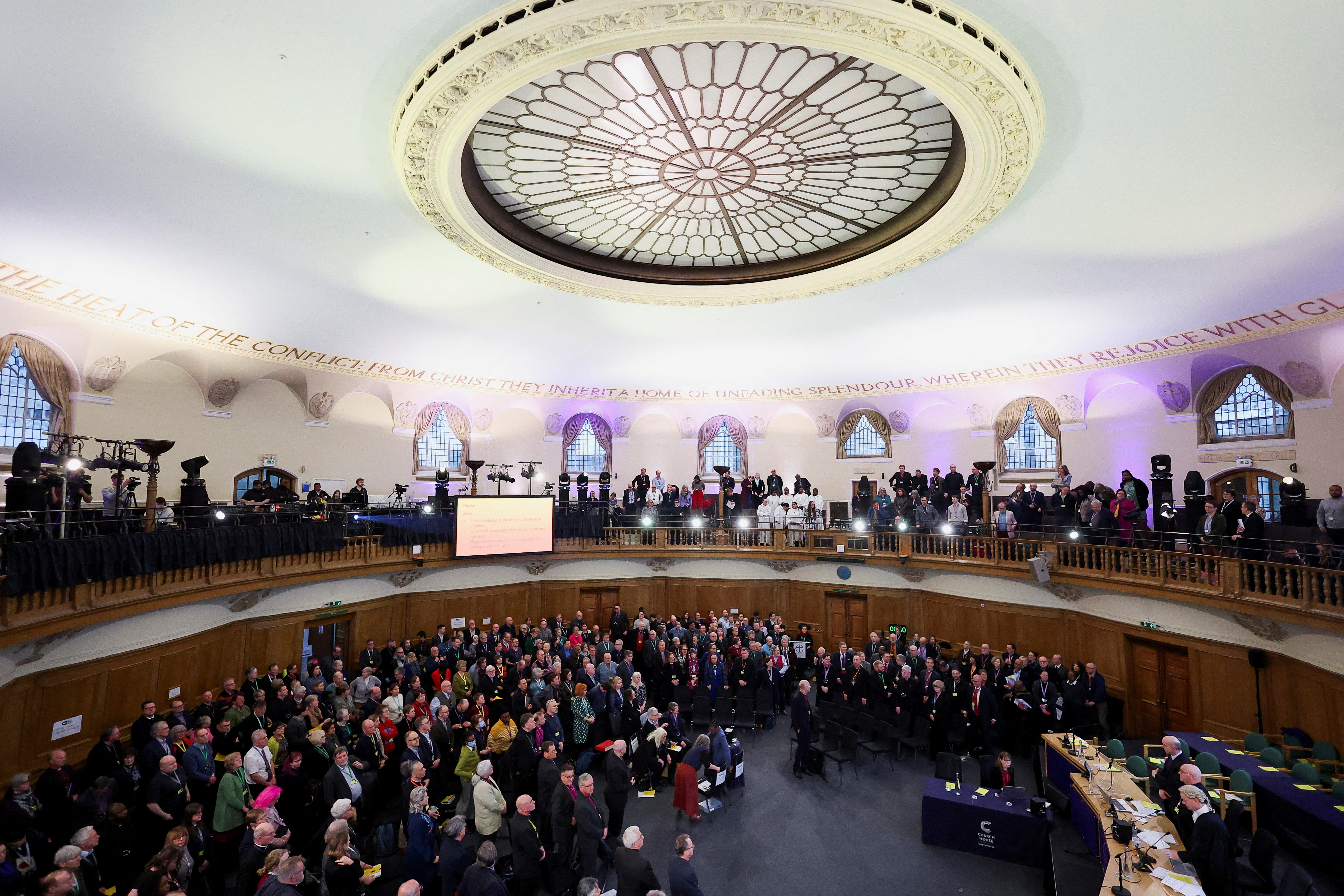 FILE PHOTO: Church of England General Synod, in London