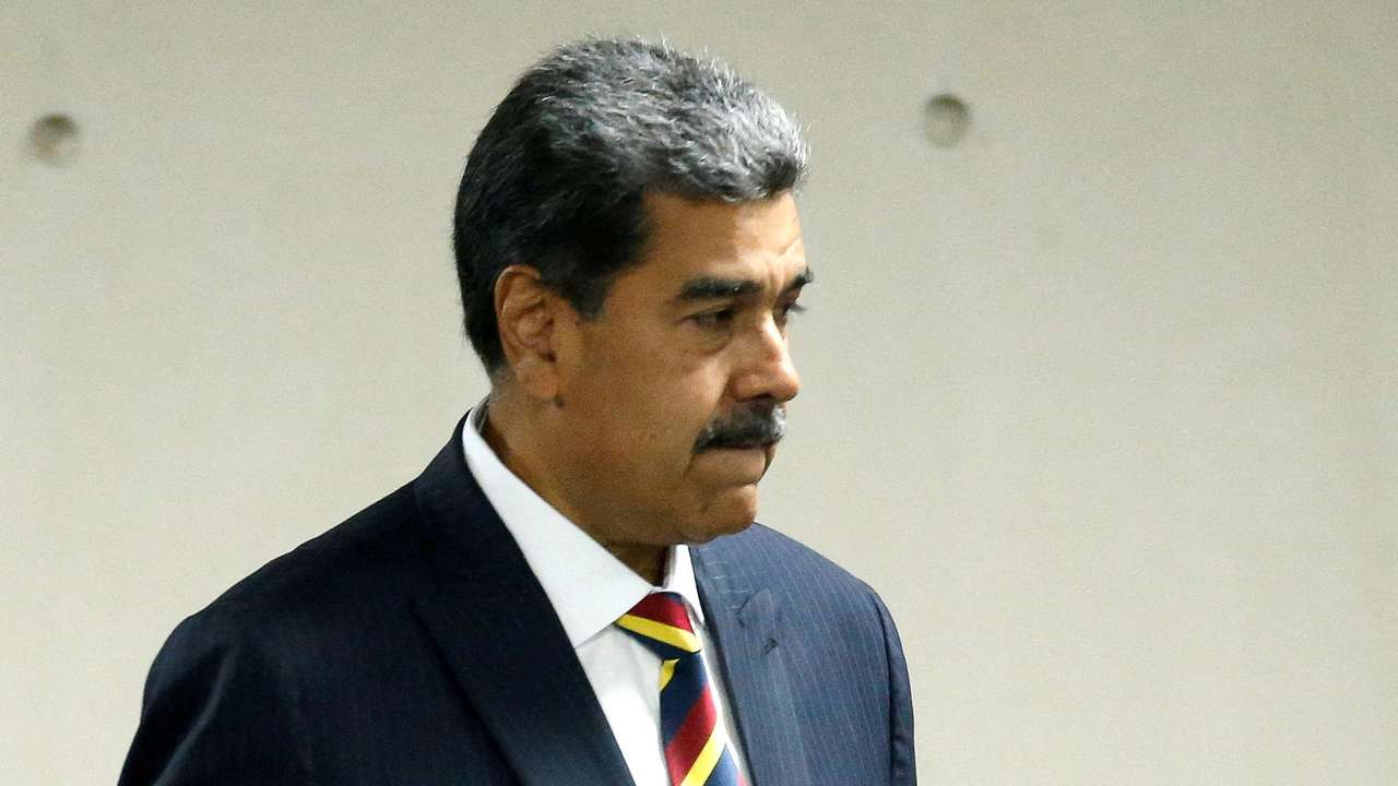 FILE PHOTO: Venezuela's President Nicolas Maduro at the Supreme Court of Justice, in Caracas