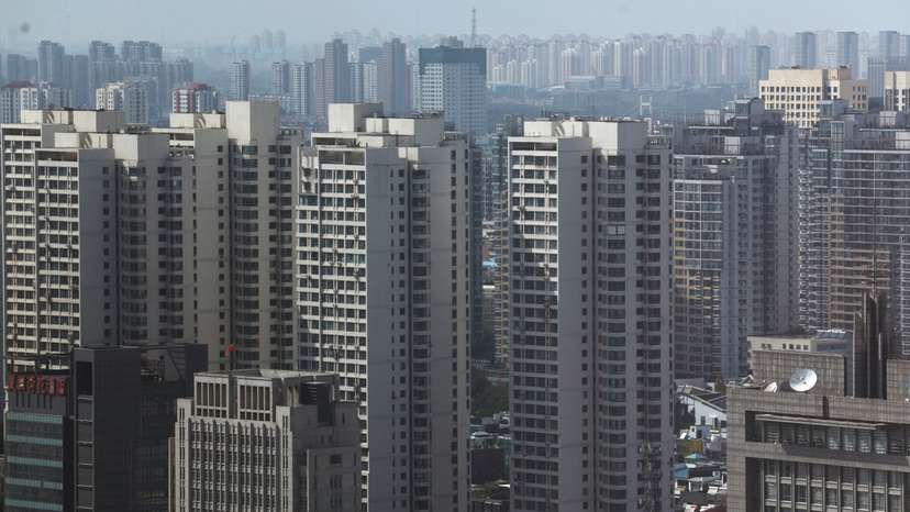 A general view of buildings in Tianjin