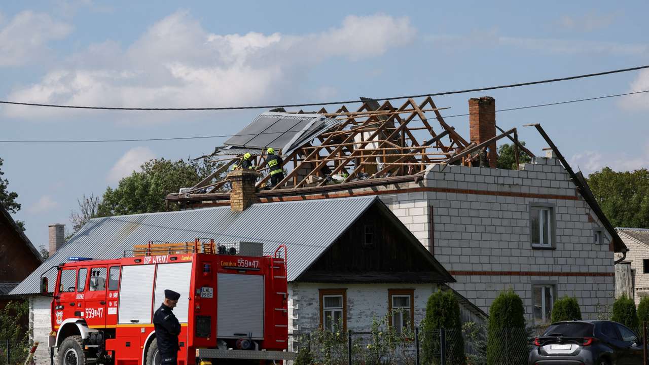 FILE PHOTO: Drones shot down in Polish airspace prompt military patrols