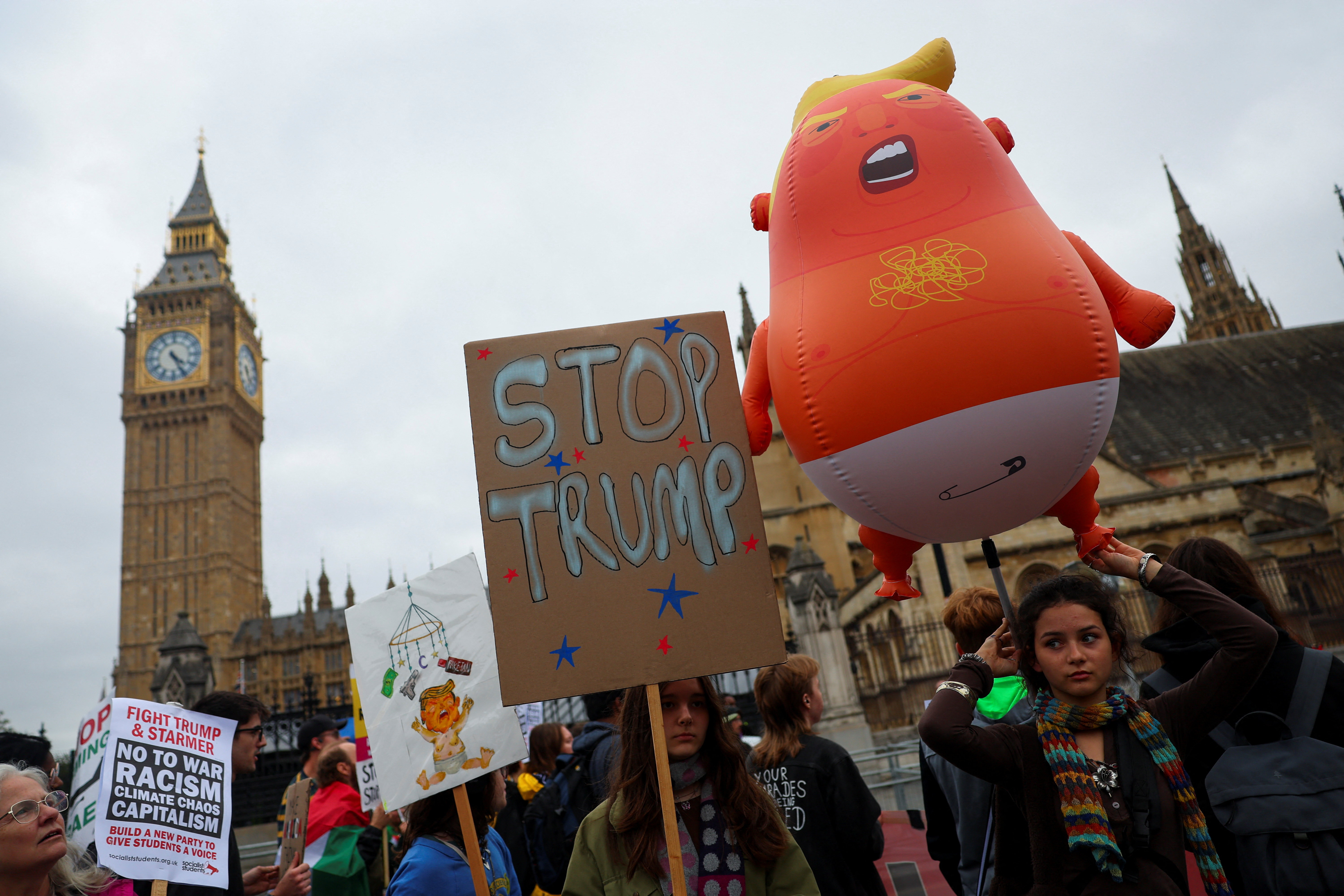 U.S. President Trump's state visit to Britain
