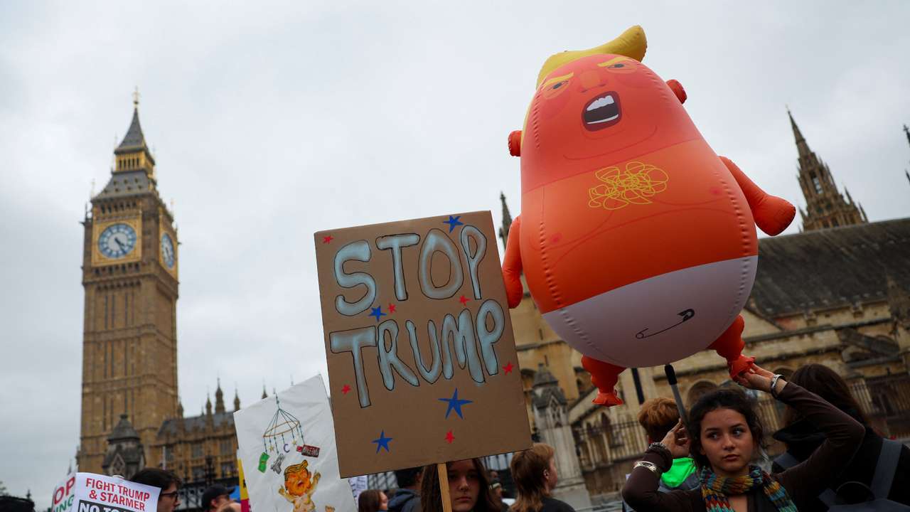 U.S. President Trump's state visit to Britain