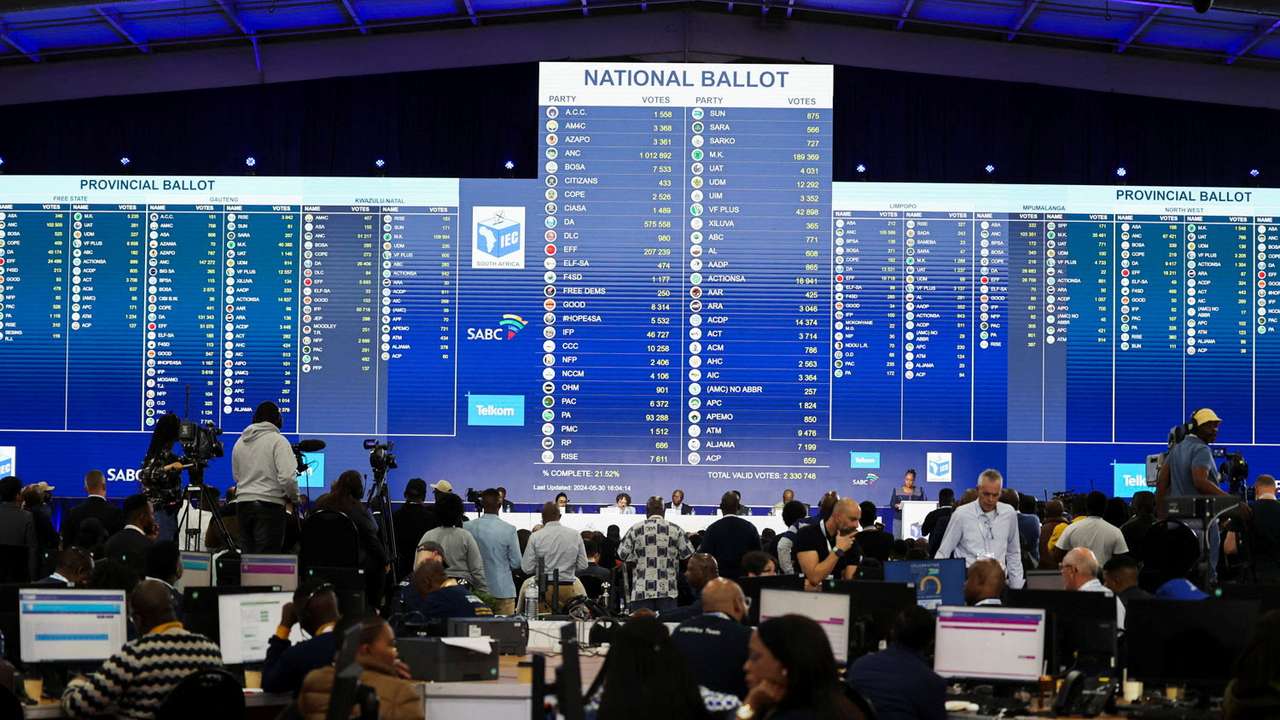 National Results Operation Centre of the Electoral Commission of South Africa