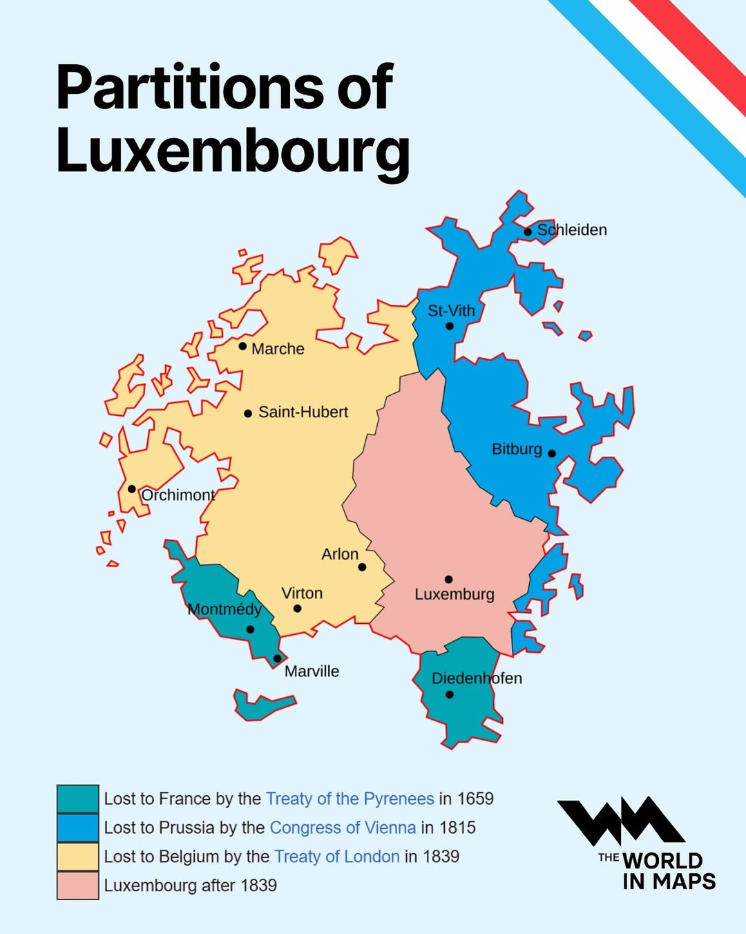 Luxembourg today is one of Europe’s smallest countries, but this was not always the case. Histor