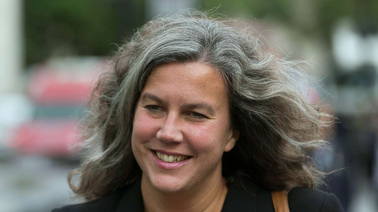 Britain's opposition Labour Party shadow health secretary Heidi Alexander arrives at parliament in London