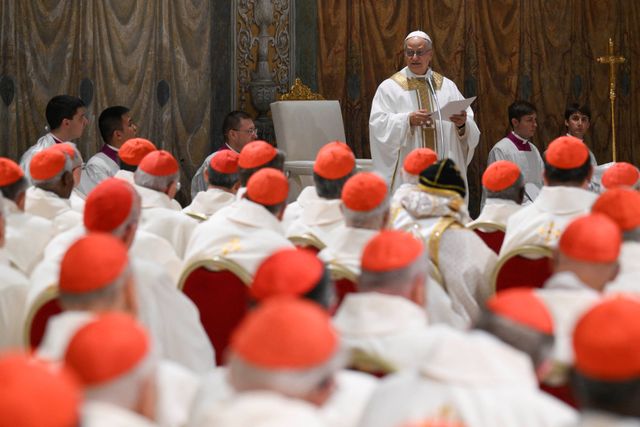 Pope Leo XIV conducts Mass in the Sistine Chapel at the Vatican