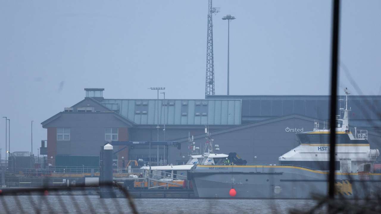 Fuel tanker and a container vessel collide, off the coast of northeast England