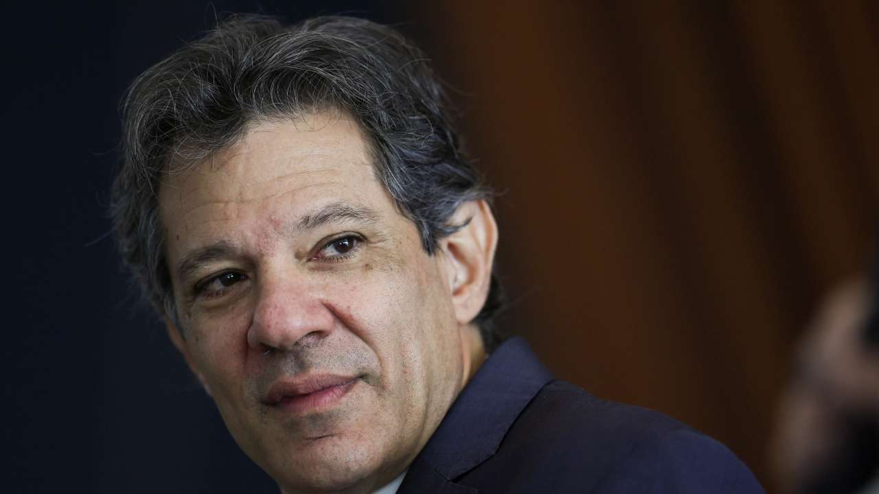 Brazil's Finance Minister Fernando Haddad looks on during a meeting in Brasilia