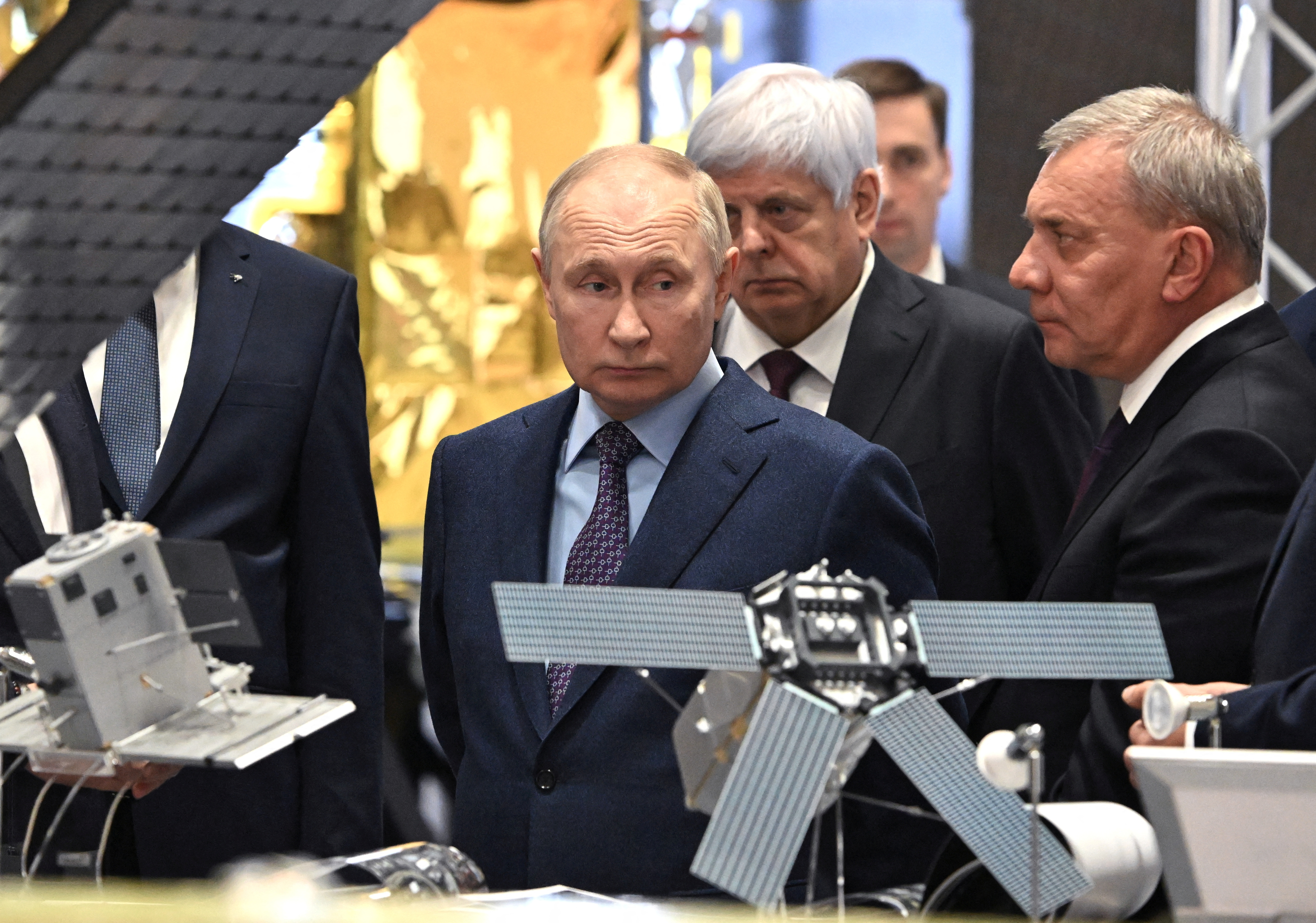 Russia's President Putin visits rocket and space centre outside Moscow