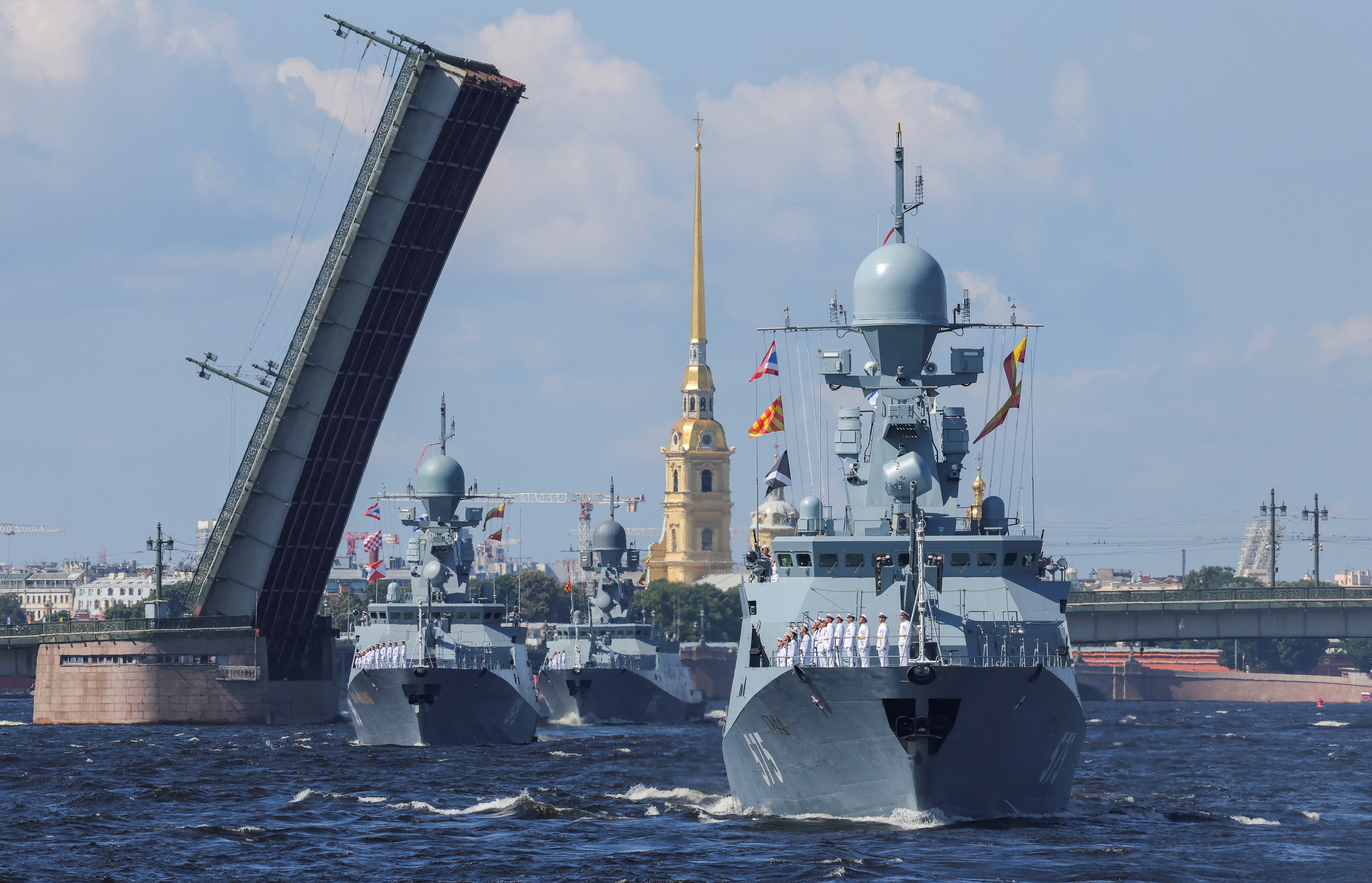 Russia marks Navy Day