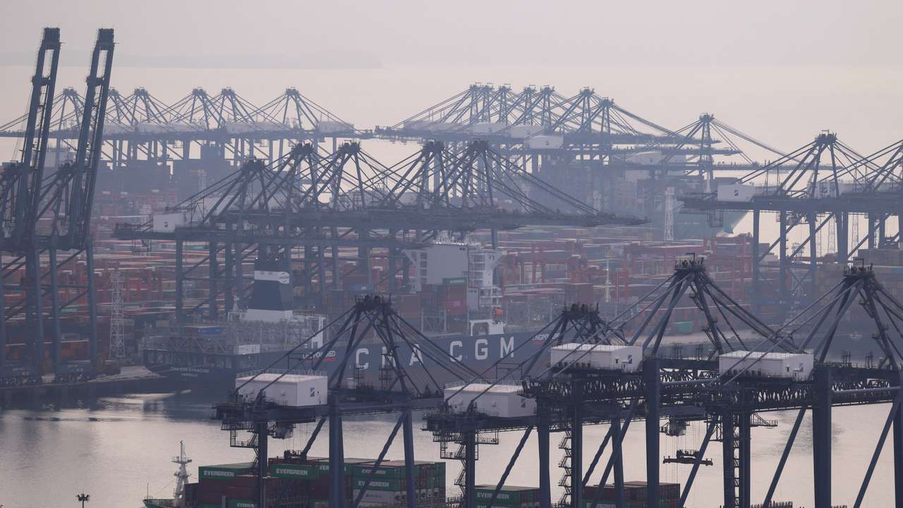 Yantian port in Shenzhen, Guangdong