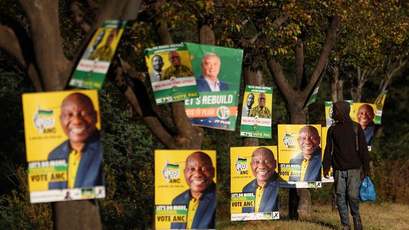 South Africa prepares for the May 29 general elections, in Soweto