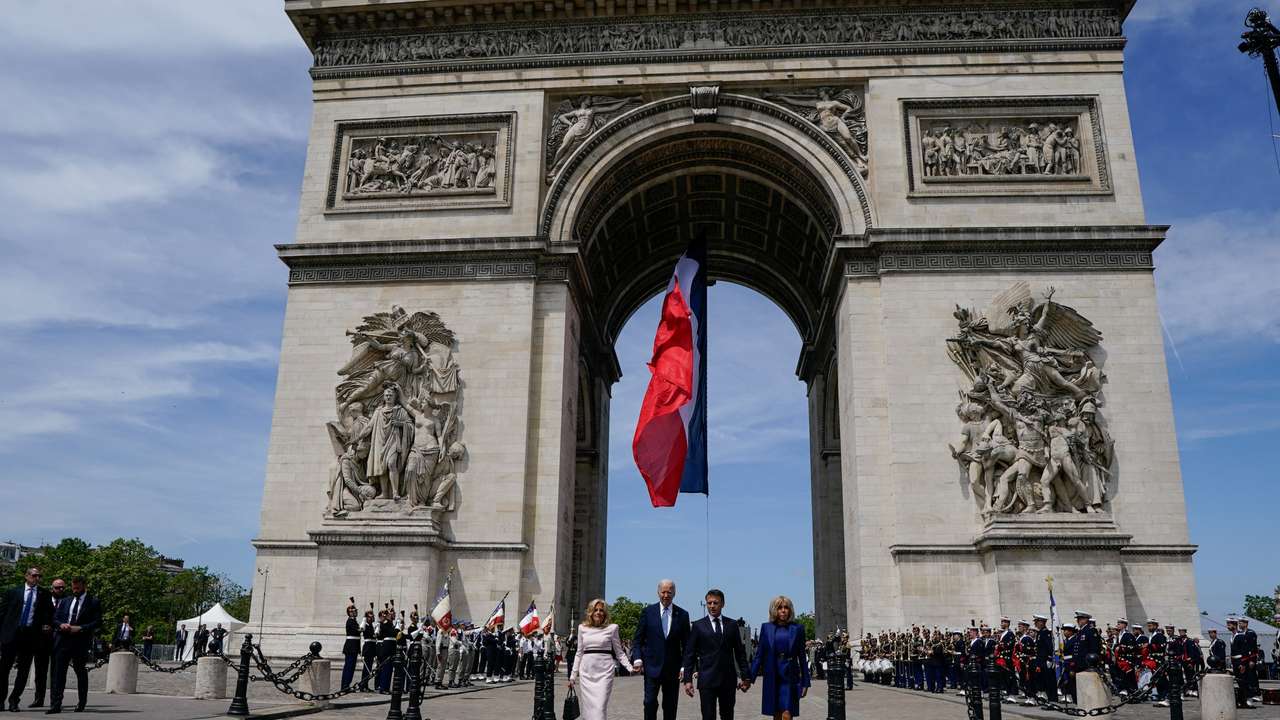 U.S. President Biden visits France