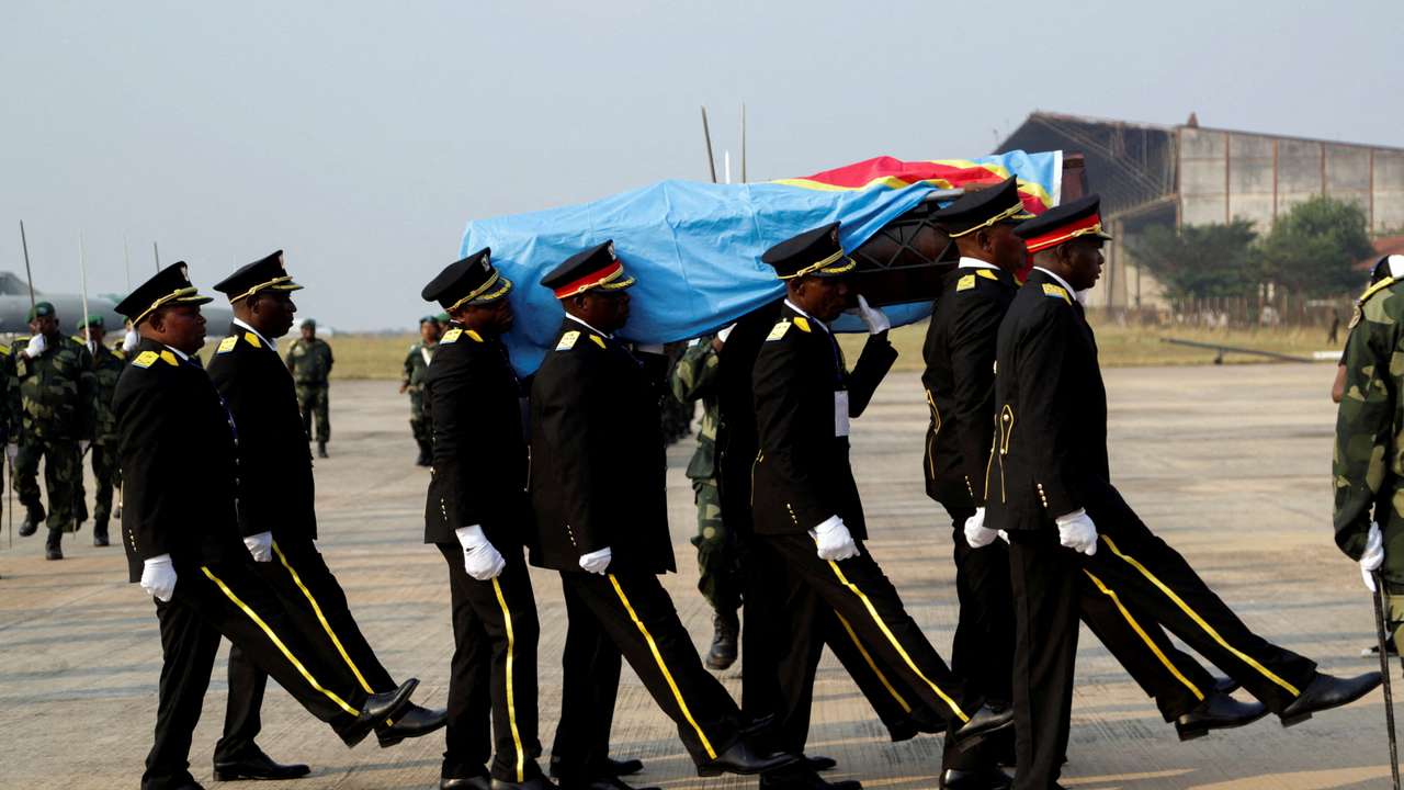 FILE PHOTO: Congo buries murdered independence hero Lumumba's only remains