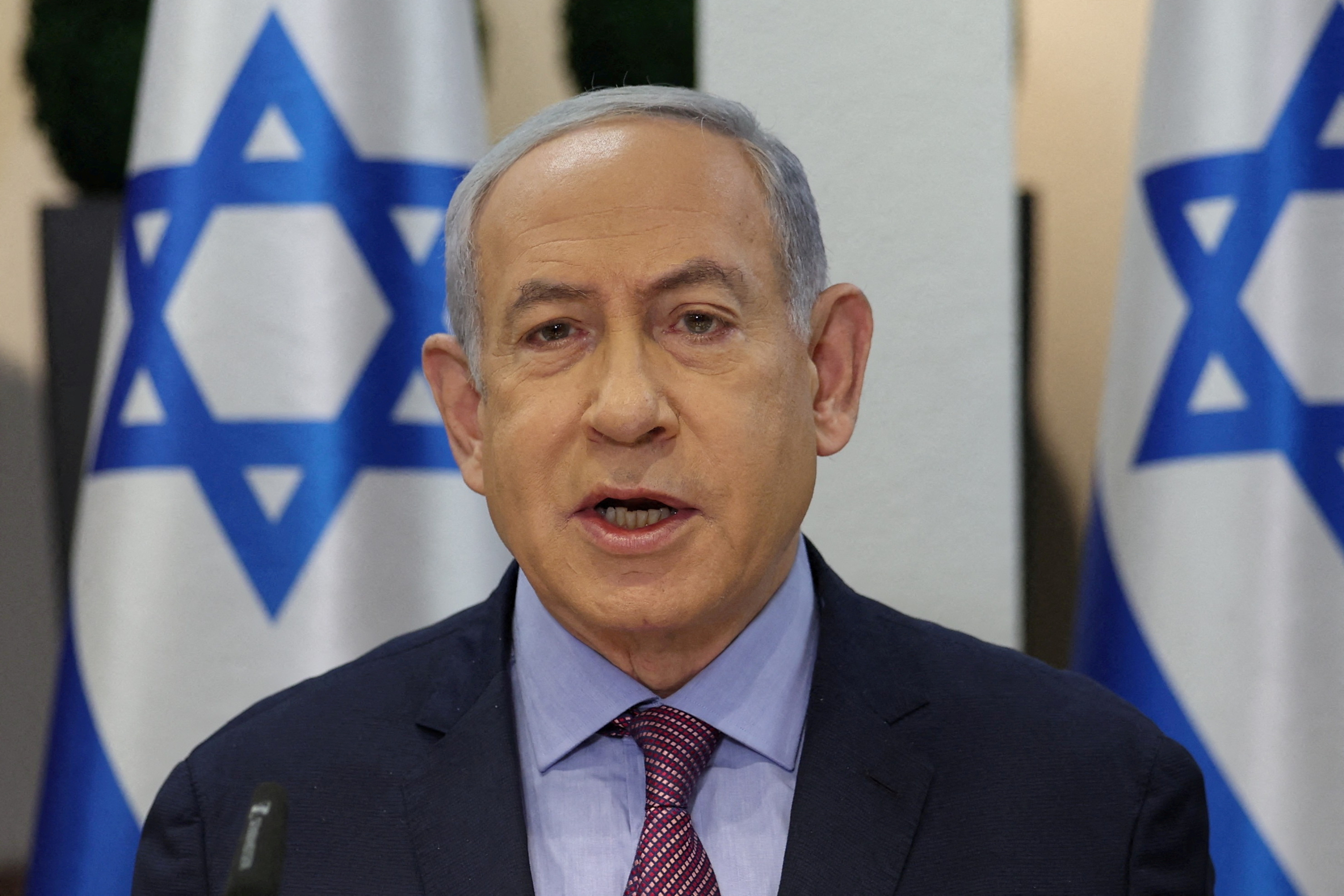 FILE PHOTO: Israeli cabinet meeting in Tel Aviv