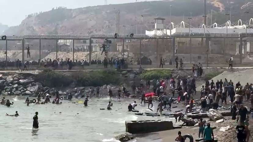 Imigrantes em Ceuta