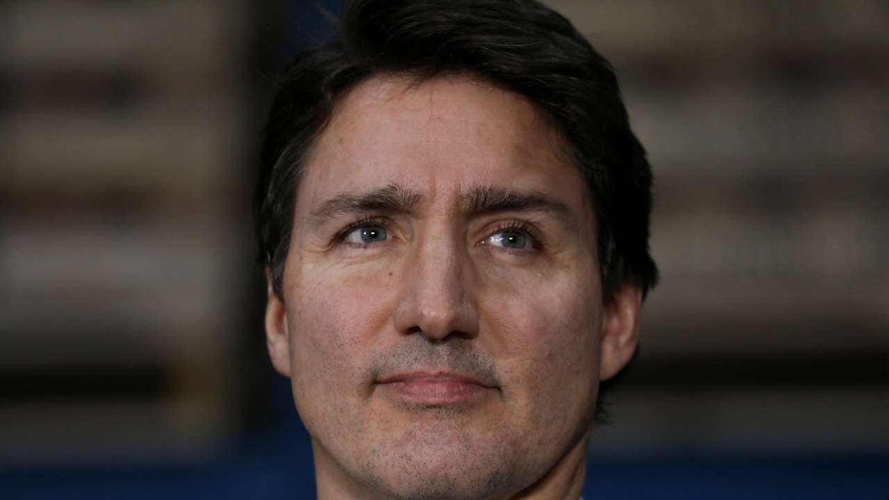 FILE PHOTO: Canada's Prime Minister Trudeau visits E-One Moli Energy (Canada) in Maple Ridge