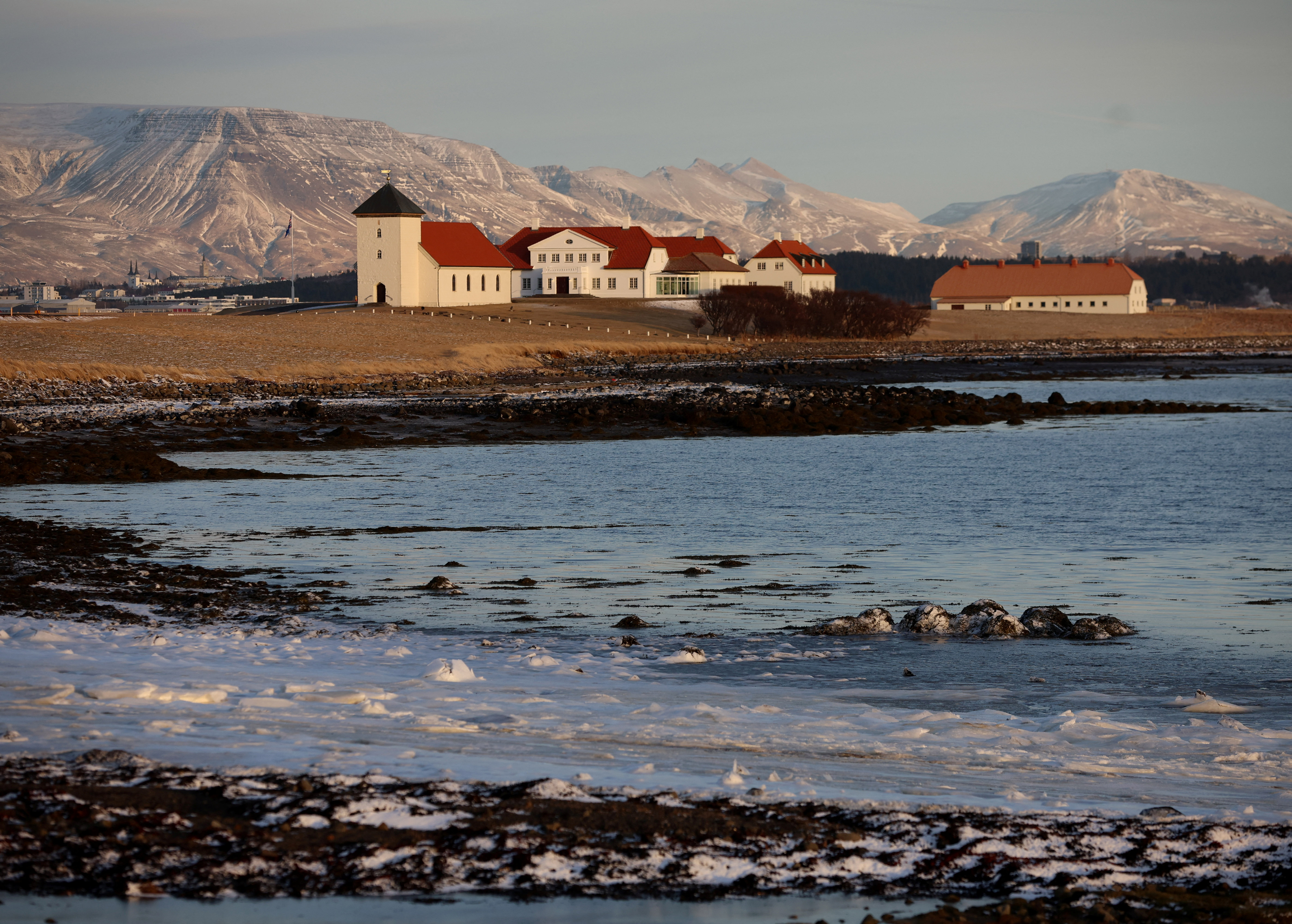 FILE PHOTO: A general view of Bessastadir, the residency of the President of Iceland near Reykjavik, Iceland