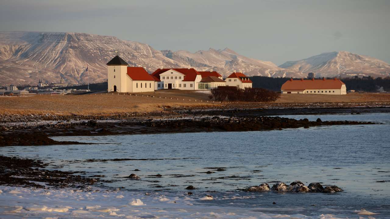 FILE PHOTO: A general view of Bessastadir, the residency of the President of Iceland near Reykjavik, Iceland
