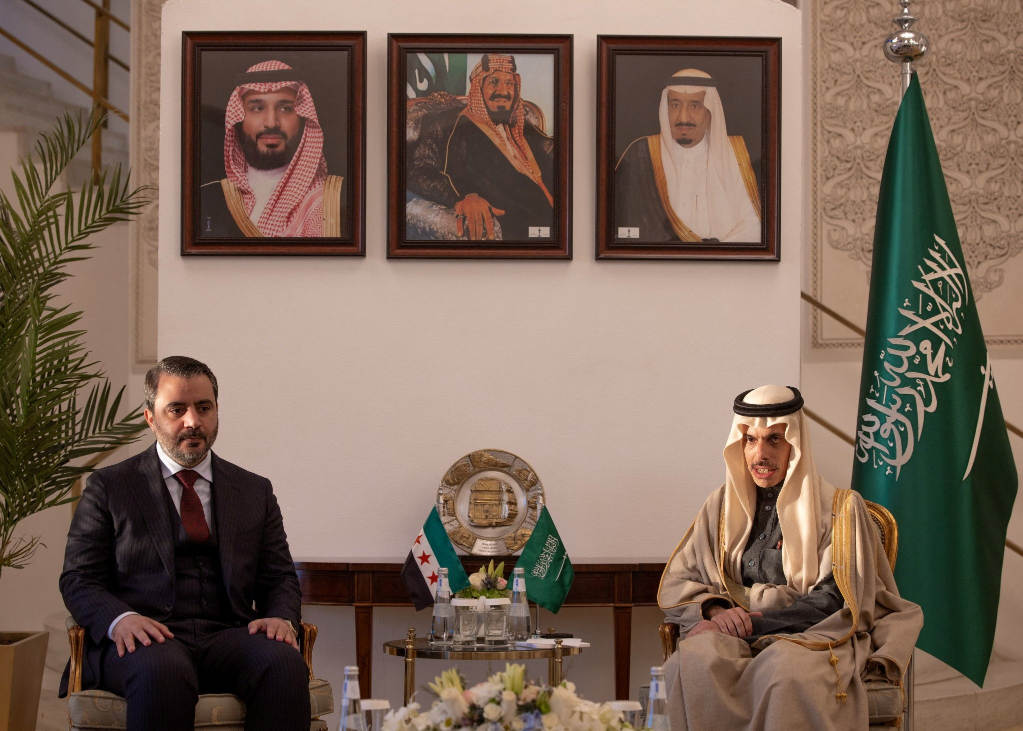 Syria's newly appointed Foreign Minister Asaad Hassan al-Shibani visits Riyadh
