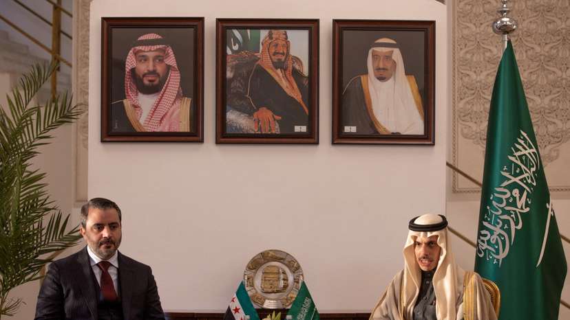 Syria's newly appointed Foreign Minister Asaad Hassan al-Shibani visits Riyadh