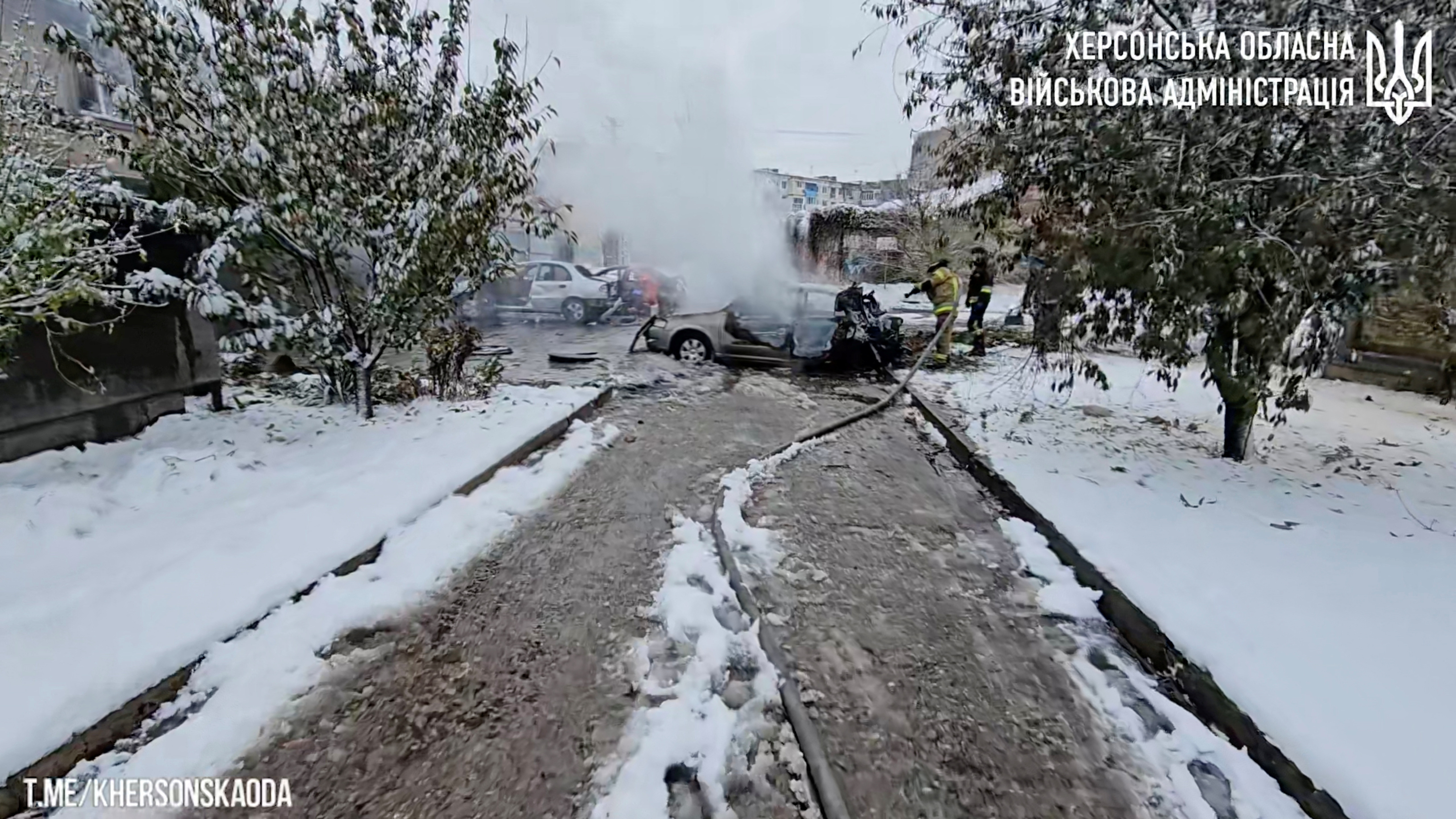 Deaths announced after Russian shelling of Ukraine's Kherson
