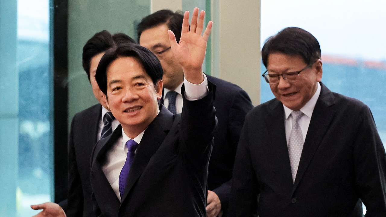 Taiwan President Lai Ching-te leaves for a trip to Hawaii, Guam and the Pacific Island allies