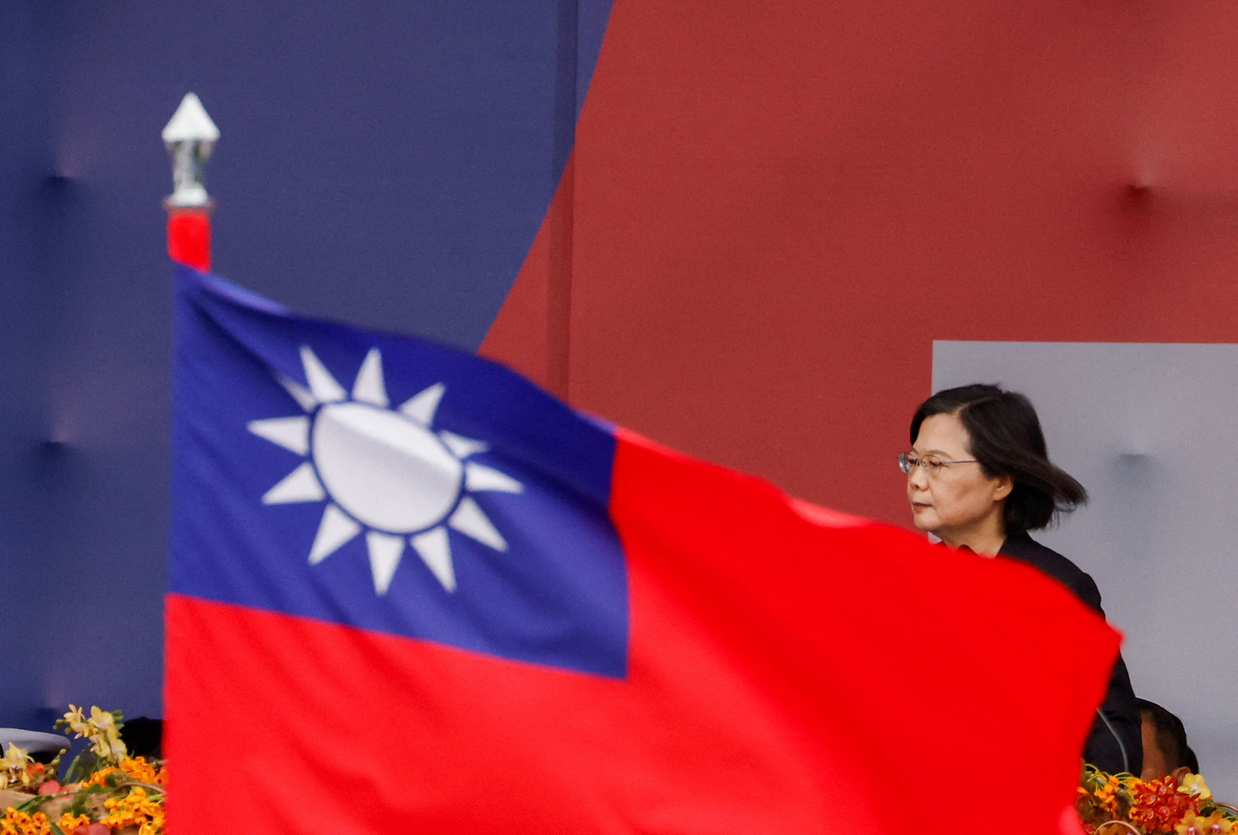 FILE PHOTO: Taiwan's President Tsai Ing-wen in Taipei