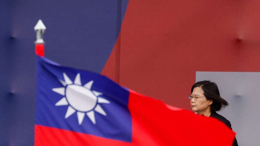 FILE PHOTO: Taiwan's President Tsai Ing-wen in Taipei