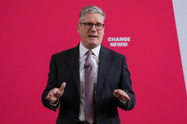 British Labour Party campaigns across the country in the lead up to the election