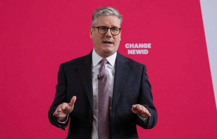 British Labour Party campaigns across the country in the lead up to the election