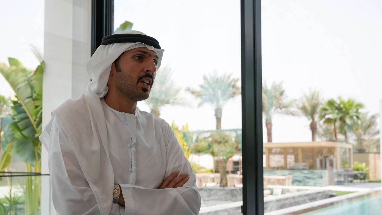 Muhammad Binghatti chariman of Binghatti Holding attends an interview with Reuters in Dubai
