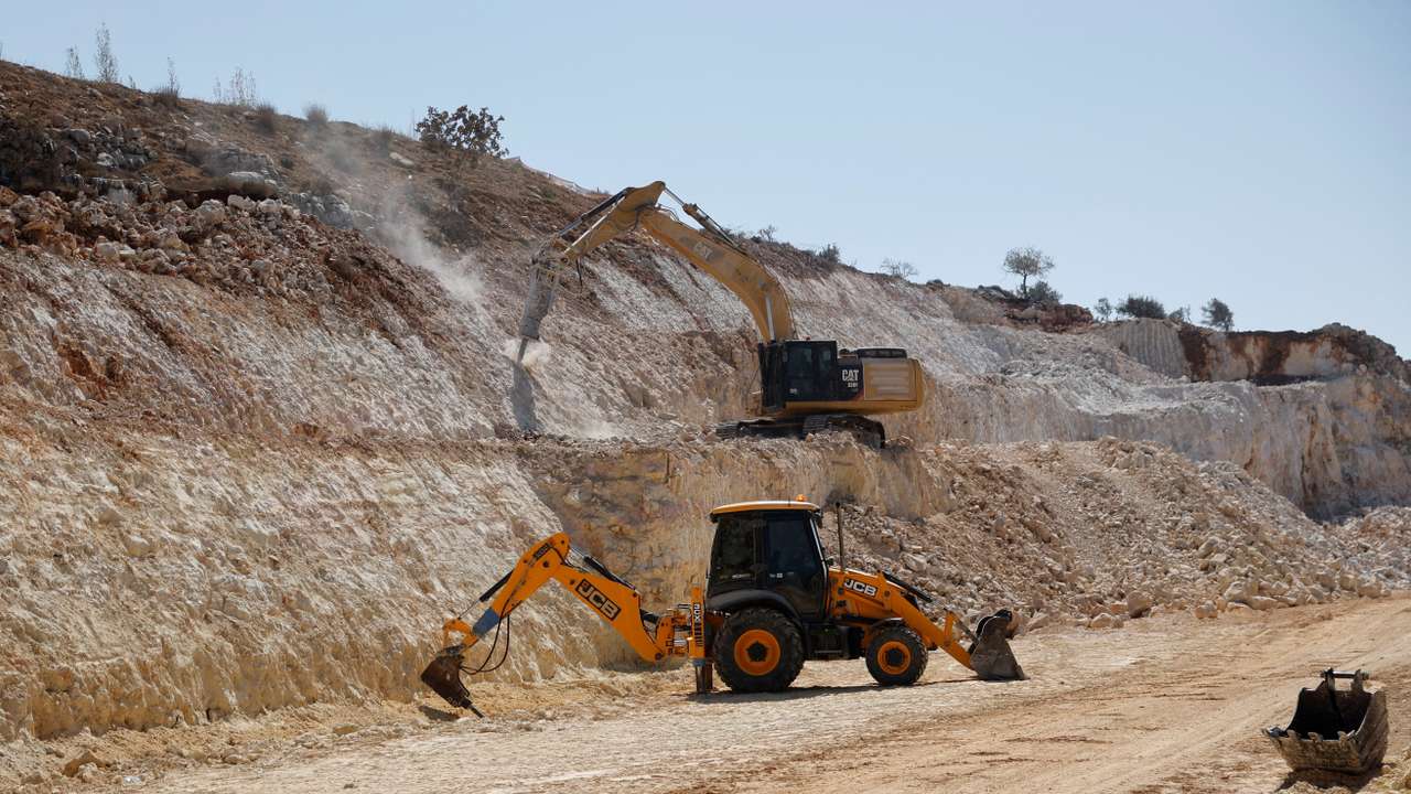 Expansion of Israeli bypass roads connecting Israeli settlers in the Israeli-occupied West Bank with Jerusalem