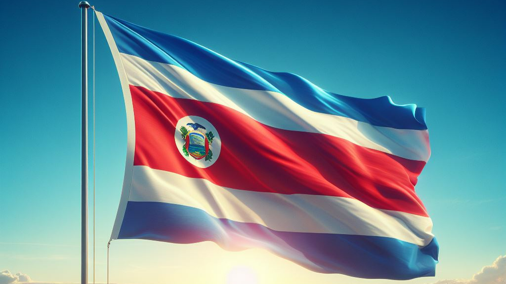The Costa Rican flag