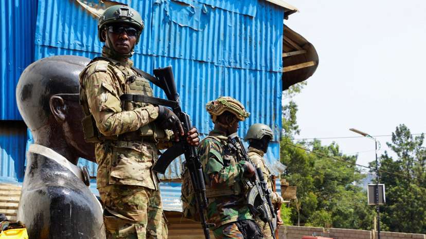 Crowds flee reported gunfire at Congo rebel leader rally in Bukavu
