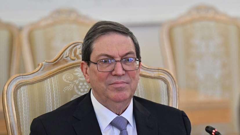 Russia's Foreign Minister Sergei Lavrov meets with Cuba's Foreign Minister Bruno Rodriguez in Moscow