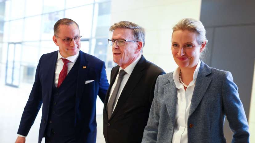 Inaugural session of the German lower house of Parliament, the Bundestag, in Berlin