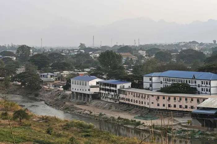 Myanmar's Myawaddy town near the border with Thailand has been identified as a hotbed for online scam centres