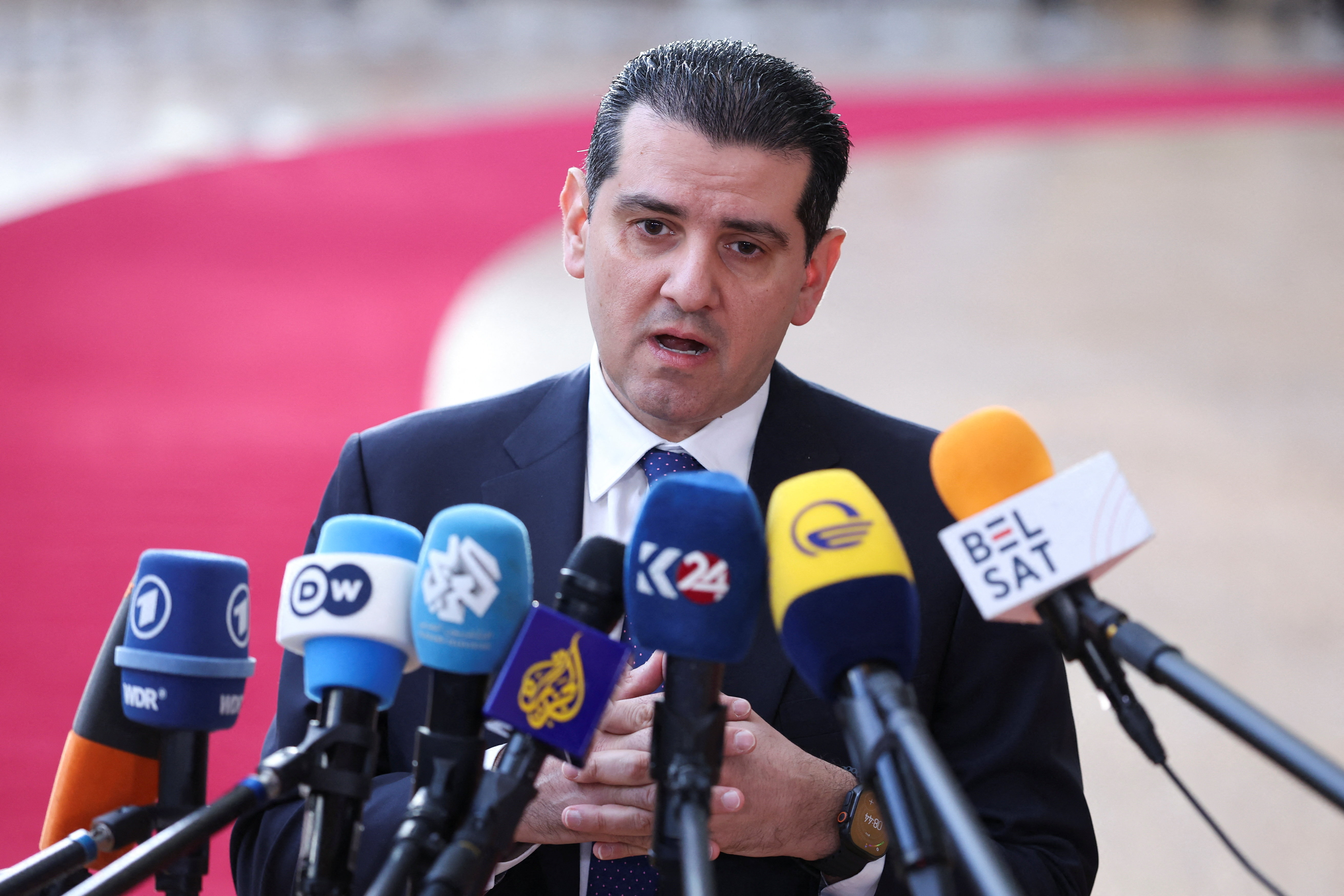 European Union Energy and Foreign Affairs ministers meeting in Brussels