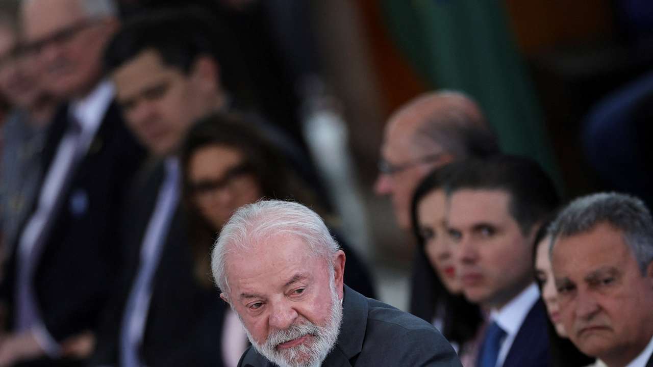 Brazil's President Luiz Inacio Lula da Silva launches National Pact to Combat Femicide at Planalto Palace in Brasilia