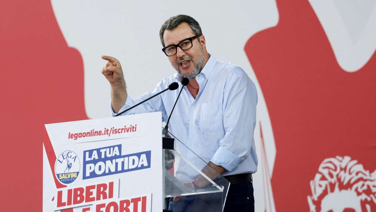 FILE PHOTO: League party annual rally, in Pontida