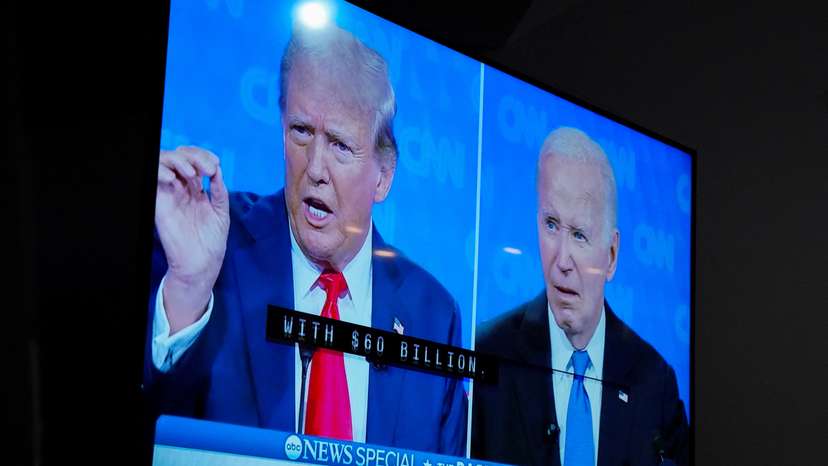 Watch party for the first 2024 presidential debate, in Wilmington
