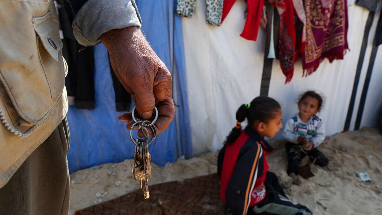 Gazans keep keys to their destroyed homes