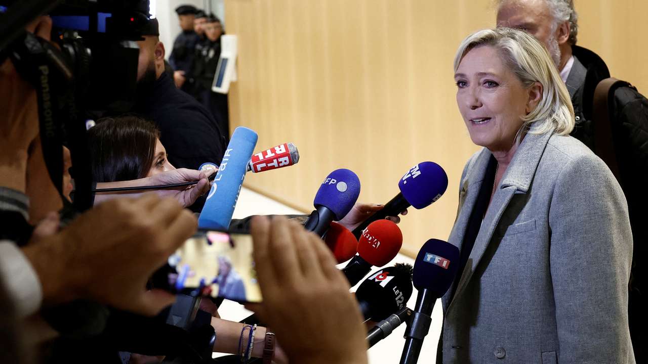 French far-right leader Marine Le Pen stands trial over alleged misuse of EU funds
