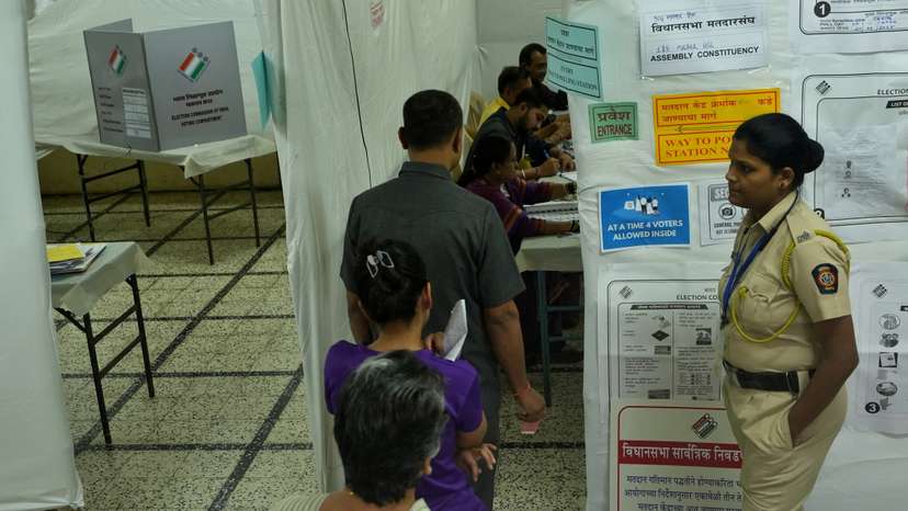Maharashtra state elections, in Mumbai