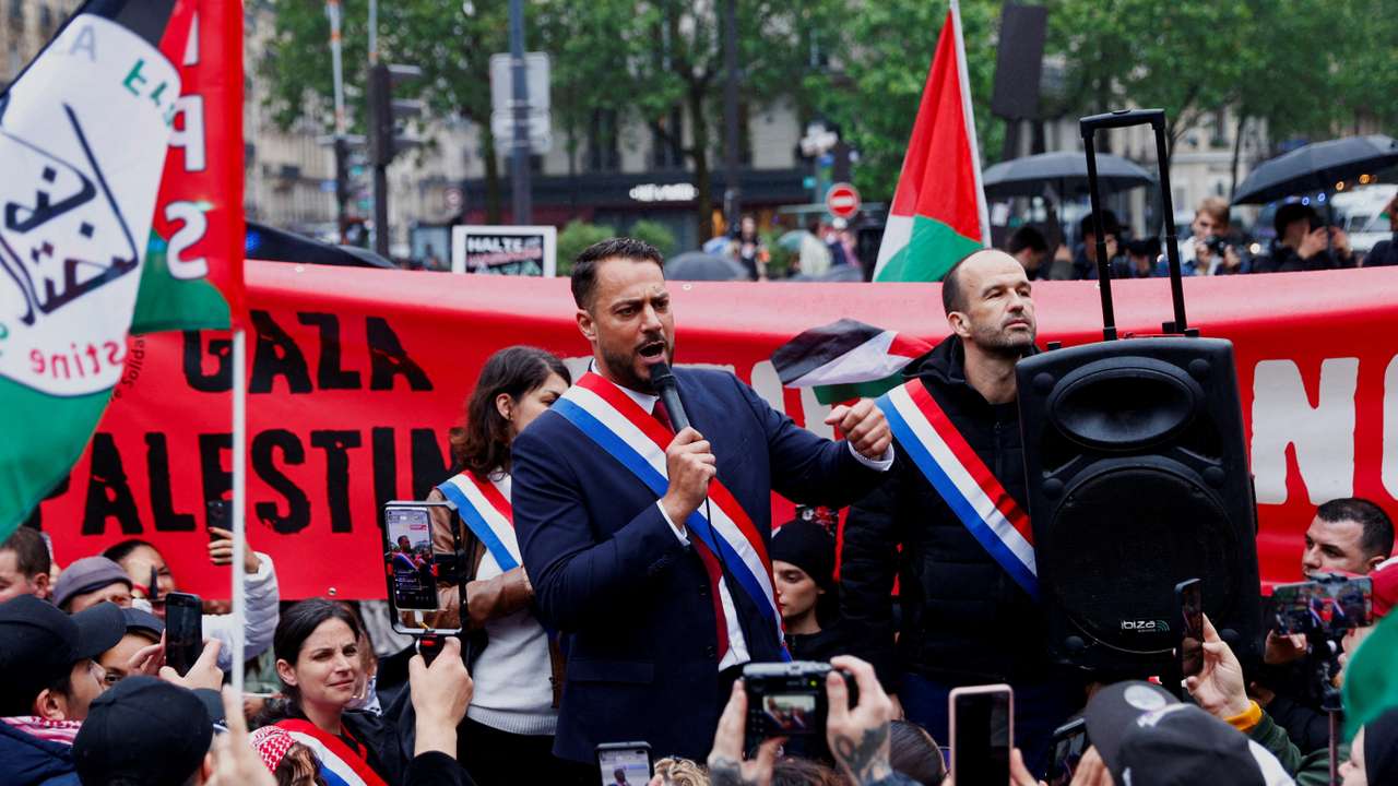 ILE PHOTO: Pro-Palestinian protest in Paris