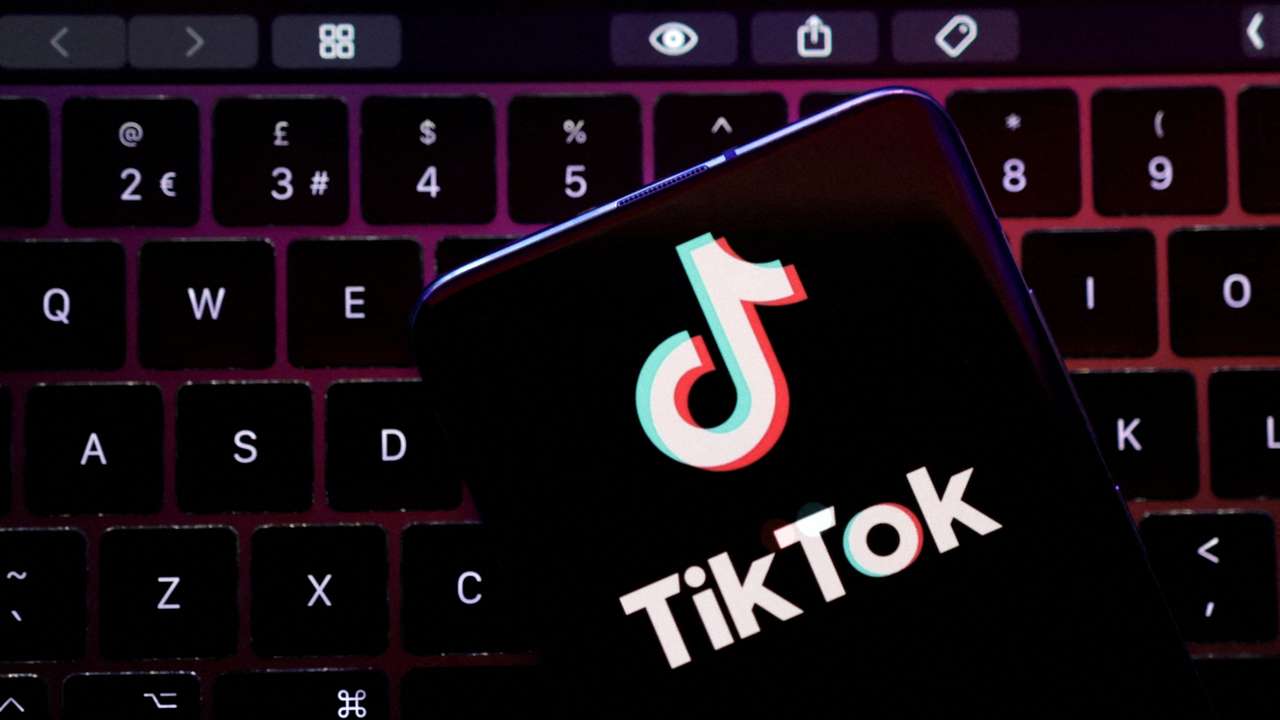FILE PHOTO: Illustration shows TikTok app logo