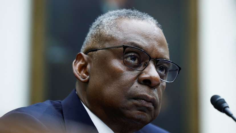 U.S. Defense Secretary Lloyd Austin testifies before a House Armed Services Committee hearing about his failure to disclose his cancer diagnosis and subsequent hospitalizations, on Capitol Hill