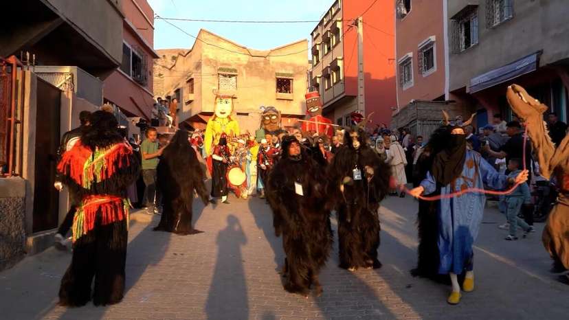 Colourful Boujloud festival draws crowds