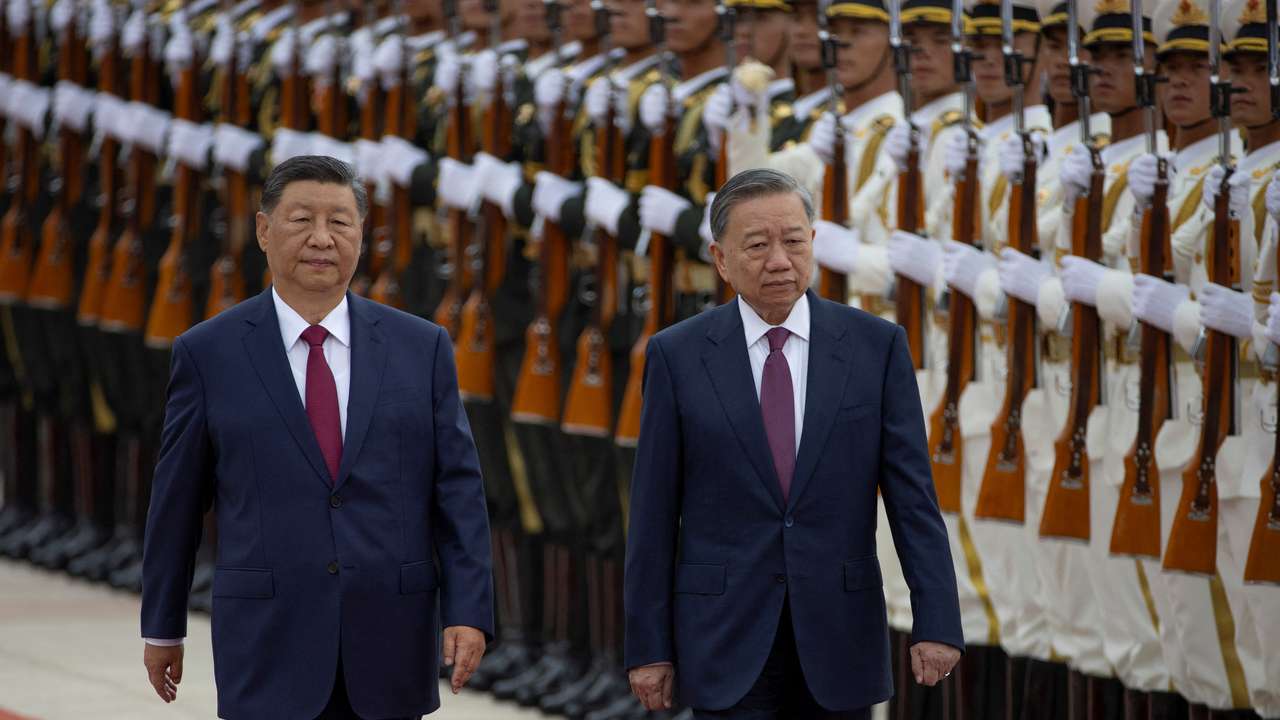 Vietnam's President To Lam visits Beijing